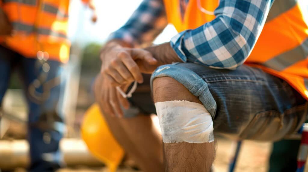 empregado acidentado na experiência